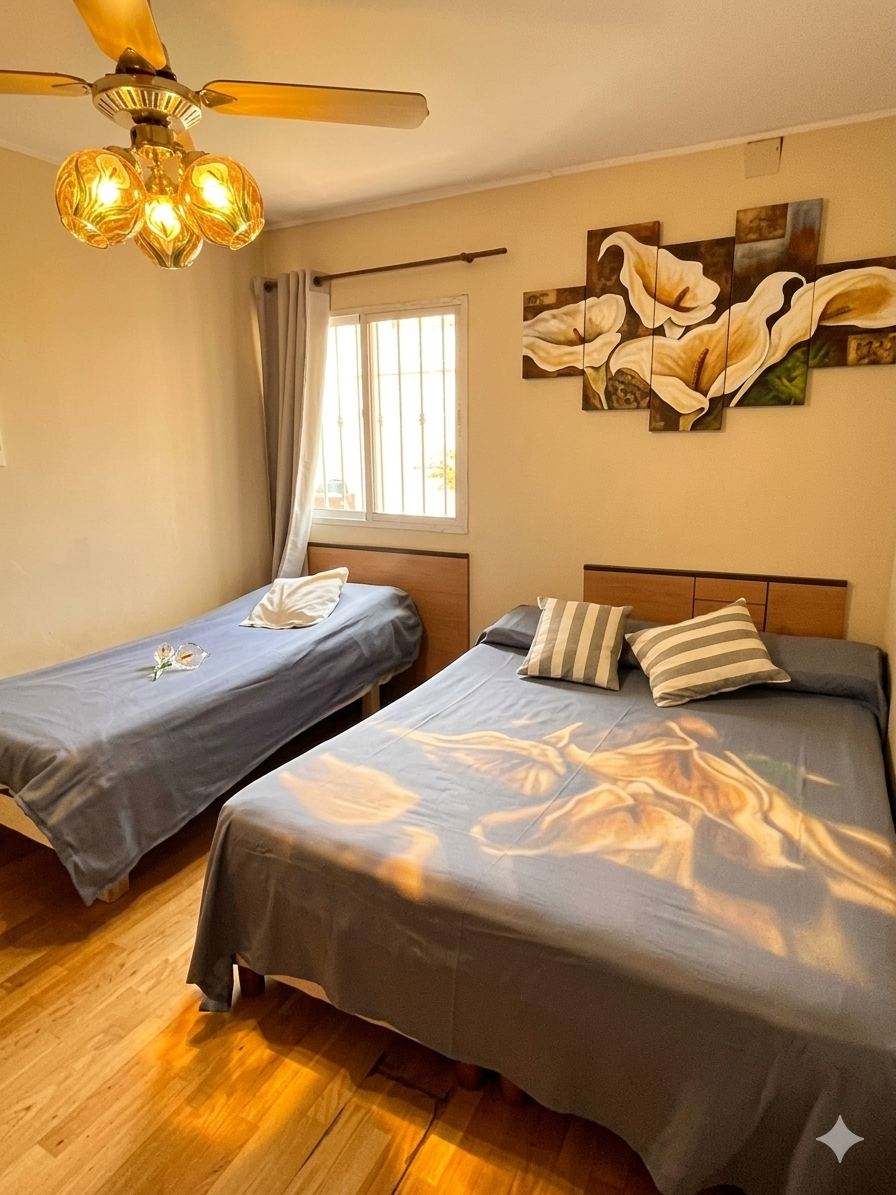 Habitación con dos camas